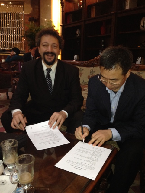 意大利怡柯樂與我公司簽約霧炮等抑塵設備代理協議